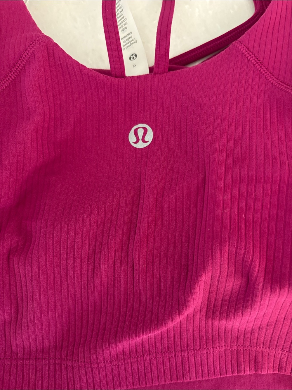 🔴 Lululemon Align Strappy Ribbed Tank Top, Magenta Purple - Picture 6 of 6